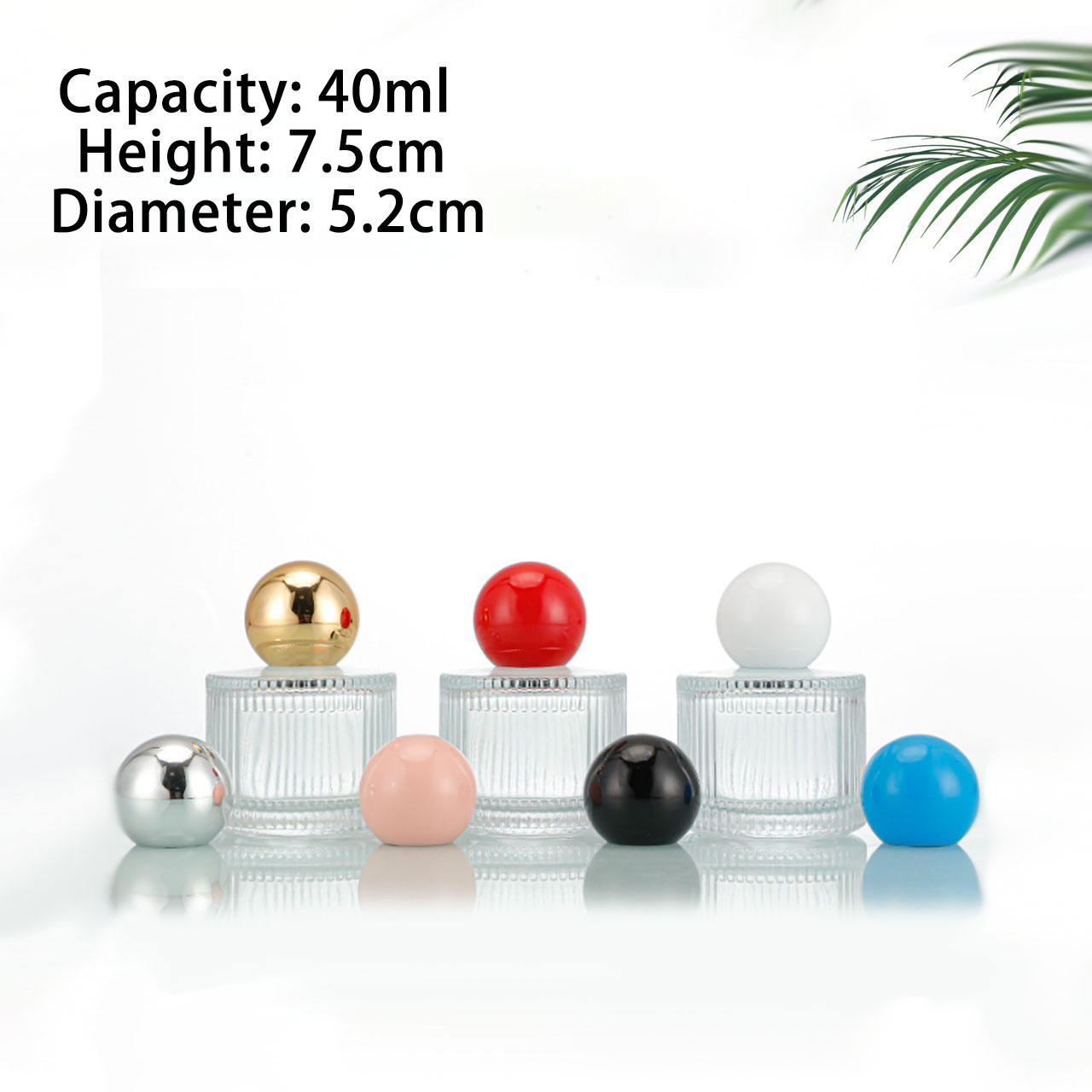 ใส + ฝาบอลสีเงิน