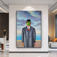 Le Fils de l'Homme - Peinture à l'huile artisanale, Art Paysager, Décoration Murale, Tableau Moderne pour Salon, Décoration Intérieure, Meilleur Cadeau Artistique