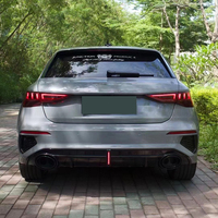 Diffuseur arrière style RS3 avec embouts d'échappement pour Audi A3 S3 8Y 2020-2025