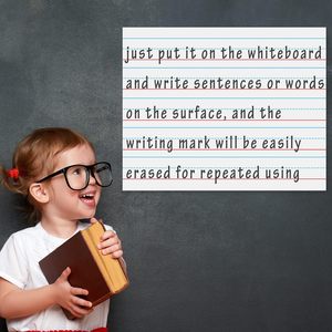 Papel de escritura a mano Jumbo, tiras de frases magnéticas de borrado en seco de 22x17 pulgadas para pizarra blanca, <span class=keywords><strong>aula</strong></span> de profesores - Product Image 5
