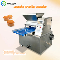 Machine industrielle de fabrication de cupcakes, machine automatique de production de cupcakes, prix de la machine à cupcakes, machine d'emballage de cupcakes
