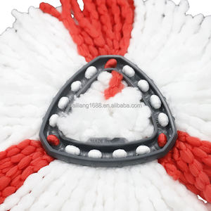 <span class=keywords><strong>Recambio</strong></span> de cabeza de mopa giratoria lavable de alta calidad 360 almohadilla de mopa de microfibra fácil para o-cedro triángulo fácil escurrir - Product Image 3