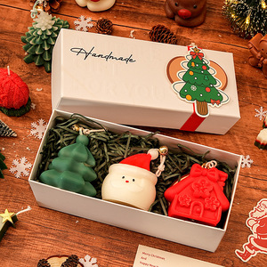 Christmas Limited Edition Handmade Aromatherapy <b>Candle</b> Gift Box - Christmas Tree Deer Gingerbread Man & More - Product Image 2
