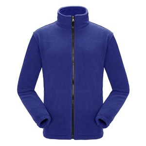 Manteaux d'hiver zippés personnalisés pour hommes, logo brodé, <span class=keywords><strong>polaire</strong></span> douce, chauds, épais et lourds, veste - Product Image 2