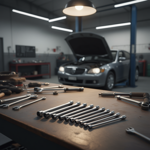 Double-Ended Ratchet Wrench Set 8-Piece Metric Steel Socket <b>Tools</b> for Automotive Repair - Product Image 3