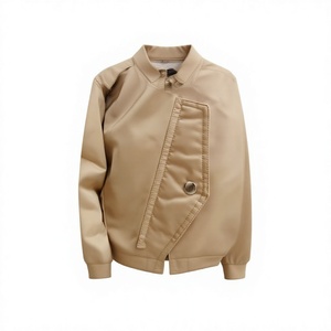 LONG MISSION INDUSTRY, Chaqueta Bomber de Invierno para Hombre, Color Personalizado, Transpirable, Cuello Mao, Cierre de Cremallera - Product Image 5
