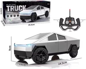 Ept Cyber Pickup điện điều khiển từ xa xe đầu chiếu sáng 25cm không dây sạc RC đường Đồ chơi xe cho trẻ em 27MHz - Product Image 6