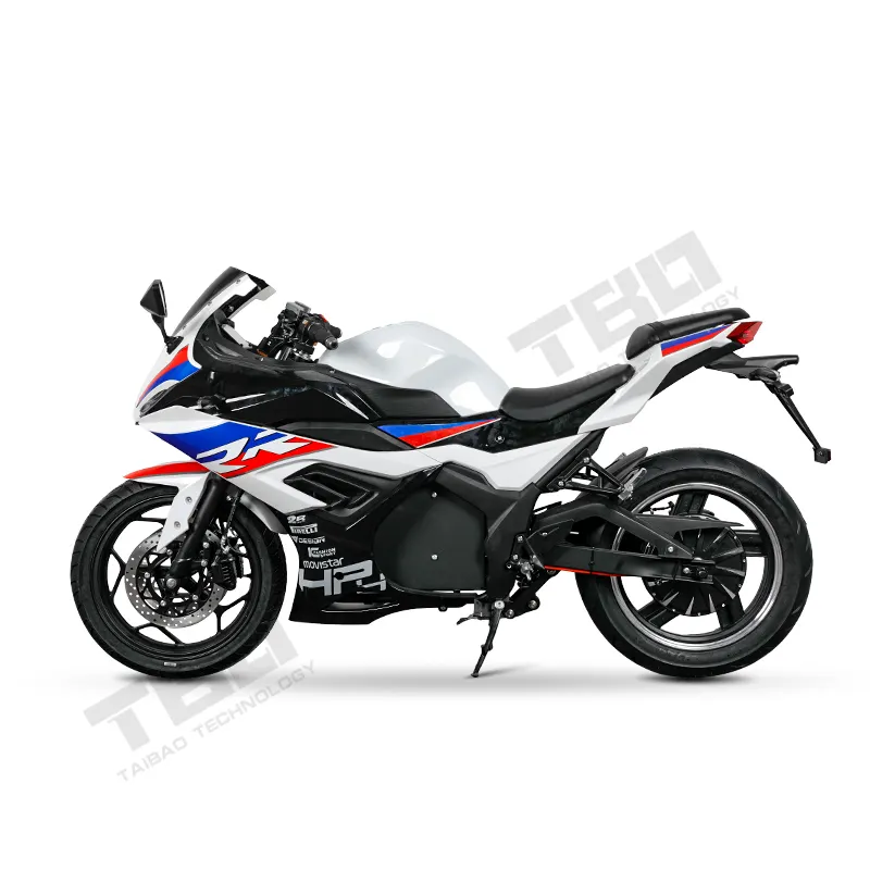 Motorsport electric motorcycle smooth lines higher power faster design is more popular with young people