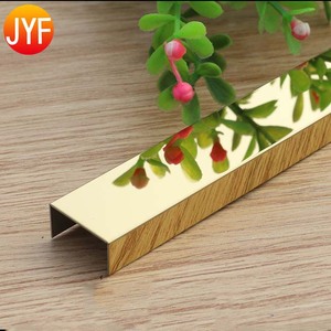 Z Z01S-embellecedor <span class=keywords><strong>de</strong></span> azulejos <span class=keywords><strong>de</strong></span> mármol, borde <span class=keywords><strong>Protector</strong></span> <span class=keywords><strong>de</strong></span> borde <span class=keywords><strong>de</strong></span> espejo dorado T6, <span class=keywords><strong>perfil</strong></span> en T sólido <span class=keywords><strong>de</strong></span> acero inoxidable 304 - Product Image 2