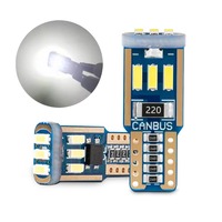 RCJ T10 Canbus LED-Glühbirne, 4014 9SMD PCB-Chip W5W 194 168, 12V 30000H Lange Lebensdauer, Ersatzlampe für Auto-Innenbeleuchtung