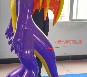 Mô hình mascot rồng tím bơm hơi PVC bán chạy, tùy chỉnh Beile dành cho quảng cáo người lớn - Product Image 5