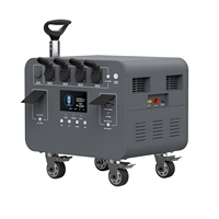 Estación de Energía Portátil de 5000W, Batería LiFePO4 de 5120Wh, Generador Solar MPPT, UPS, Arrancador de Emergencia para el Hogar, Camping, Uso en Automóviles