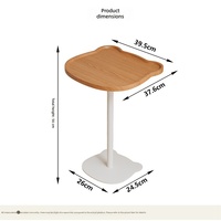 Table d'appoint miniature en métal en forme d'ours mignon, table basse moderne multifonctionnelle, adaptée au salon et à la chambre à coucher