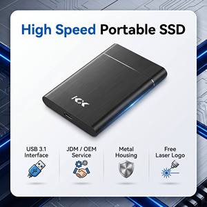 قرص صلب خارجي محمول KM-N01 بسعة 2 تيرابايت، USB 3.0، هيكل من سبائك الألومنيوم، سرعة عالية 200 ميجابايت/ثانية، جديد للكمبيوتر المكتبي - Product Image 1