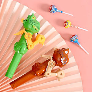 Sucettes Bonbons Durs Aromatisés aux Fruits en Forme de Dinosaures Robots Créatifs en Plastique pour Enfants, Sac Multicolore, Vente en Gros - Product Image 5