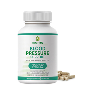 MY Factory OEM/ODM Healthy Blood Pressure Support Capsules Vitamins Hawthorn/Hibiscus/Garlic Herbal Blend 24-Month <b>Shelf</b> Life - Product Image 1