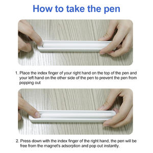 Stylet Capacitif avec Compartiment de Recharge Magnétique Sans Fil pour <span class=keywords><strong>Apple</strong></span> <span class=keywords><strong>Pencil</strong></span> II, Stylo Tactile pour iPad avec Étui de Charge - Product Image 4