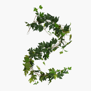 Feuille de vigne artificielle en soie verte de 1,7 m, feuille d'érable canadienne, décoration murale suspendue, vigne artificielle, feuilles de <span class=keywords><strong>lierre</strong></span>, utilisation en <span class=keywords><strong>chambre</strong></span> à coucher, en extérieur - Product Image 1