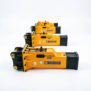 Nuevo y Esencial: Martillo Hidráulico SB40 para Construcción y Minería, Tipo Caja, con Cincel, Bomba y Motor Central para 4-7 Toneladas - Product Image 1