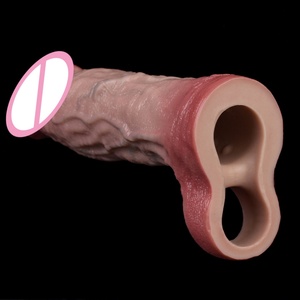 ORALSX Extensor de Pene Vibrador de 9 Pulgadas, Funda para Pene Vibrante, Condón Reutilizable, Juguetes Sexuales, Funda para Pene para Hombres - Product Image 3