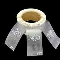 Étiquette cosmétique autocollante translucide douce au toucher personnalisée pour l'emballage de pot de bouteille de sérum pour le visage et de crème hydratante