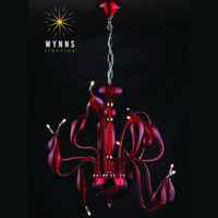 Lustre en verre de Murano violet luxe fantaisie Art LED Suspension éclairage classique Style européen suspension lampe maison hôtel Bar