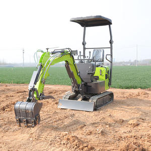 Compacte multifunctionele rupsmini-graafmachine 1-2 ton 1,2 ton hoog rendement motor pomp 1 jaar garantie - Product Image 4