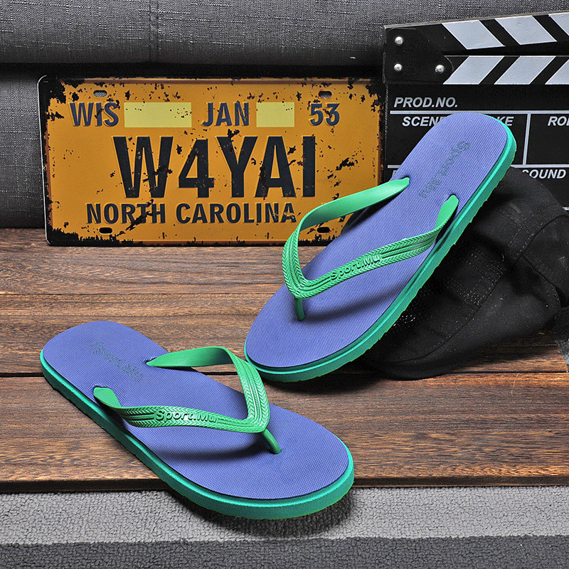 wholesale promotional flipflop men rubber slippers summer beach flip flops with logo