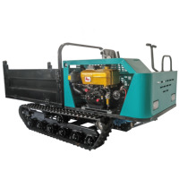 CNMC Raupendumper 1 Tonne 2 Tonnen Lader Mini Palmfarm-Transporter Robust Vielseitig Kompakt für Landwirtschaft und Bauwesen