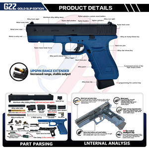Pistola de Gel Electrónica G22 para Adultos, Metálica, con Chip de Control de Fuego y Función de Seguridad, Unisex, para Mayores de 14 Años - Product Image 2