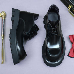 Botas de Trabajo Amekaki Retro de Moda para Hombre, Nuevas 2025, Originales, de Cuero Genuino, Lavables, Hechas a Mano con Tecnología Goodyear, con Cordones - Product Image 3