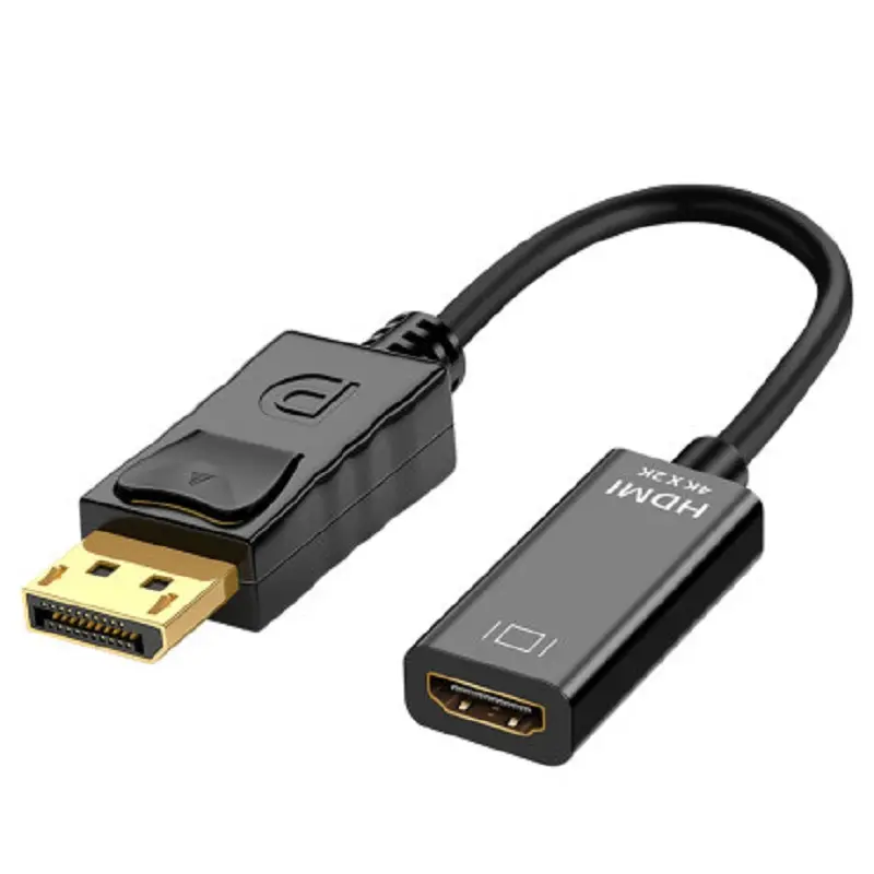 Adaptateur dp vers hdtv, câble adaptateur pour projecteur haute définition 4K, convertisseur