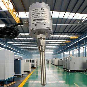 เซ็นเซอร์วัดการสั่นสะเทือนแบบป้องกันการระเบิด 4-20mA ในตัว 0-20 มม./วินาที IP65 ATEX มอเตอร์ พัดลม ปั๊ม - Product Image 2