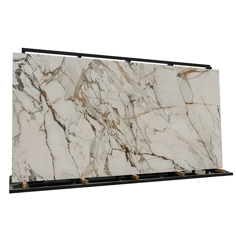 Slab for Interior Italian Marble Matt surface Calacatta Gold Bedroom Furniture Modern Polished Artificial Stone 50 Square Meters