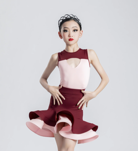 Robe de <span class=keywords><strong>danse</strong></span> latine <span class=keywords><strong>Senior</strong></span> 2023 été nouvelle robe d'entraînement pour filles jupe de <span class=keywords><strong>danse</strong></span> professionnelle pour enfants grande jupe Swing Costume - Product Image 4