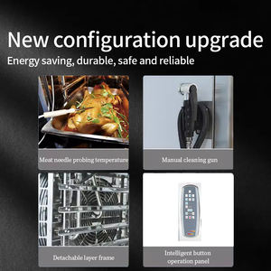 Horno de vapor Universal comercial de diez capas de alta <span class=keywords><strong>productividad</strong></span> para pollo a la parrilla, pato, asado, lechón, restaurantes, hoteles - Product Image 5