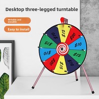 Roue de la Fortune Personnalisée Effaçable pour Tirage au Sort, Support d'Activité de Jeu Rond pour Affichage d'Événements