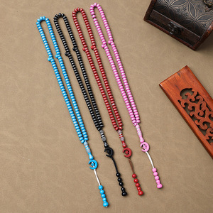 Braccialetto di Perle per Preghiera Islamica con Perle Elettroplaccate, Misbaha Musulmana da 99 Perle, Gioielli per Preghiera Portatili, Vendita all'Ingrosso - Product Image 1