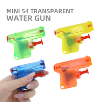 7cm petit pistolet à eau Transparent Mini pistolet à eau jouets d'été en plein air