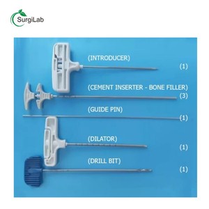 Pkp <span class=keywords><strong>Kit</strong></span> vertebroplasty <span class=keywords><strong>Kit</strong></span> xương Filler dilator khoan bit qua da vertebroplasty cụ thiết lập - Product Image 4