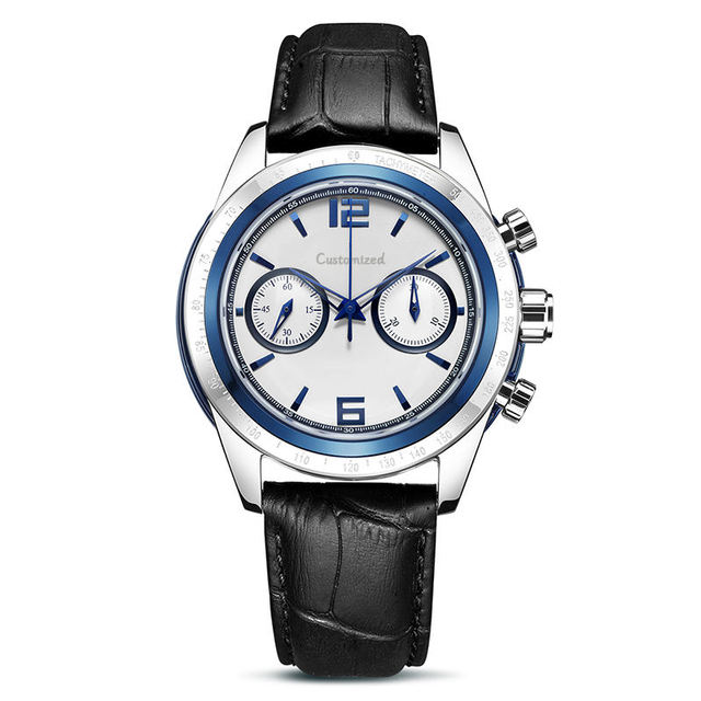 5ATM Automatic Watch for Men Custom logo Mechanical Casual Watch Seagull ST1901 Multi-function Chronograph Watches