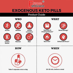 Complément Keto de Haute Qualité Aide à Élever les Niveaux de Cétones dans le Sang 60 Capsules Capsules Keto pour Hommes et Femmes - Product Image 5