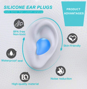 <span class=keywords><strong>Tapones</strong></span> <span class=keywords><strong>para</strong></span> <span class=keywords><strong>los</strong></span> oídos <span class=keywords><strong>de</strong></span> silicona pura con certificación CE personalizados, impermeables, aislamiento acústico <span class=keywords><strong>para</strong></span> <span class=keywords><strong>nadar</strong></span> y dormir, con función <span class=keywords><strong>de</strong></span> reducción <span class=keywords><strong>de</strong></span> ruido - Product Image 6