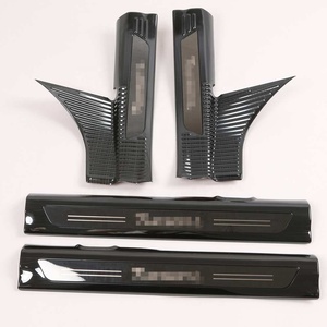 WZXD Prix d'usine Nouvelle arrivée Accessoires intérieurs Plaque de seuil de porte en carbone pour Tucson-L 2021 - Product Image 5