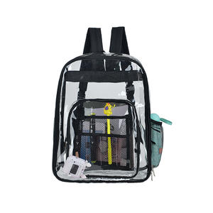 Sacs à dos transparents personnalisés avec logo, sacs d'école imperméables en PVC, mochilas, sacs à dos transparents de grande taille pour l'été, sacs à dos d'école pour l'extérieur - Product Image 4