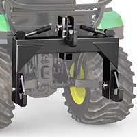 Attelage rapide à 3 points pour tracteur de haute qualité Ambull Factory, robuste, avec adaptateur d'attelage de remorque à récepteur de 2 pouces