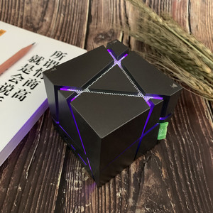 Loa Bluetooth <span class=keywords><strong>Cube</strong></span> AI - Hiển thị ánh sáng RGB thông minh với âm trầm, hộp nhạc không dây <span class=keywords><strong>mini</strong></span> hỗ trợ thẻ TF, điều khiển bằng giọng nói, ý tưởng quà tặng - Product Image 3