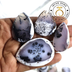 100% Natural Dendritic <b>Opal</b> Cabochon High Quality Handmade Jewelry Free Size Mix Shape Custom Polishing Bulk Customization <b>Blue</b> - Product Image 1