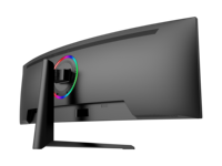 Moniteur de jeu incurvé ultra-large 5K de 44,5 pouces, 165 Hz, 32:9, HDR10, moniteur de bureau avec rétroéclairage RVB