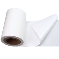 Rollo de etiquetas autoadhesivas personalizables de vinilo BOPP para impresora de etiquetas de color de inyección de tinta